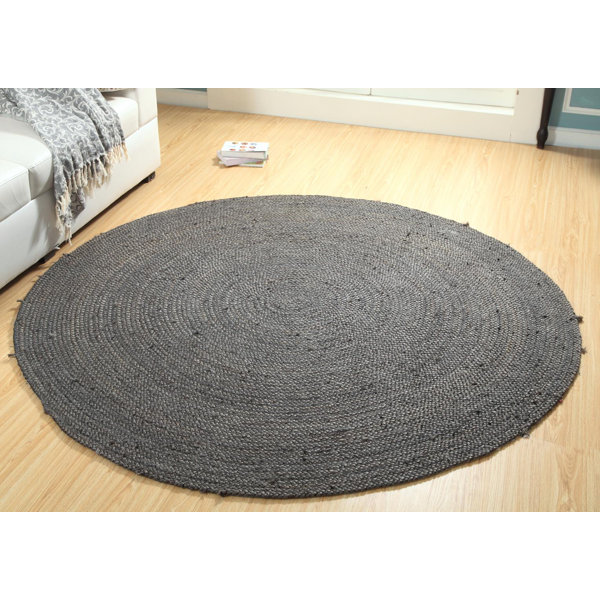Dovecove Hand Braided Gray Rug Wayfair